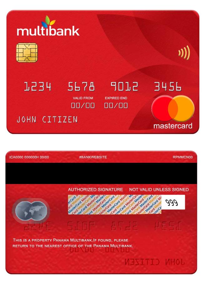 Panama Multibank mastercard